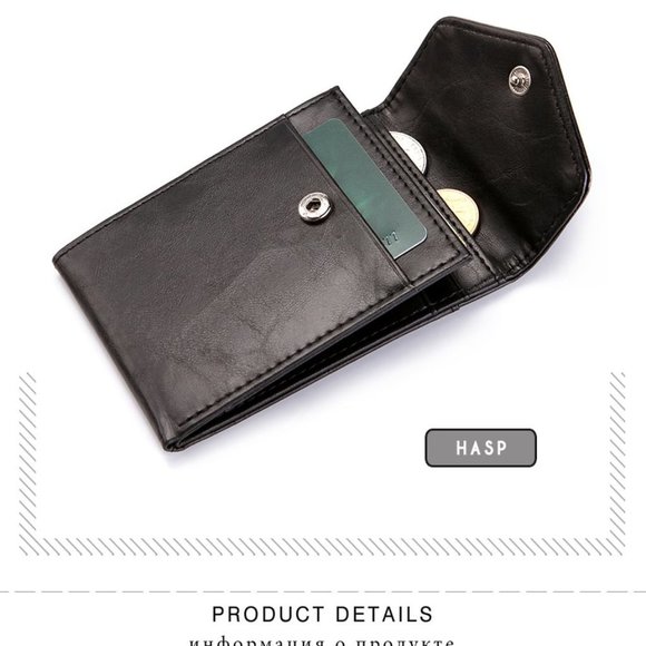 RFID Thin Wallet Credit Card ID Protction Coffee - Picture 6 of 9